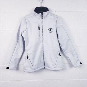 Antigua Michigan State Light Weight Cold Weather Water Resistant Full Zip Jacket